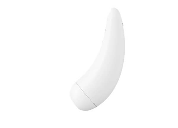 Vibratore per la stimolazione del clitoride Curvy 2+ White