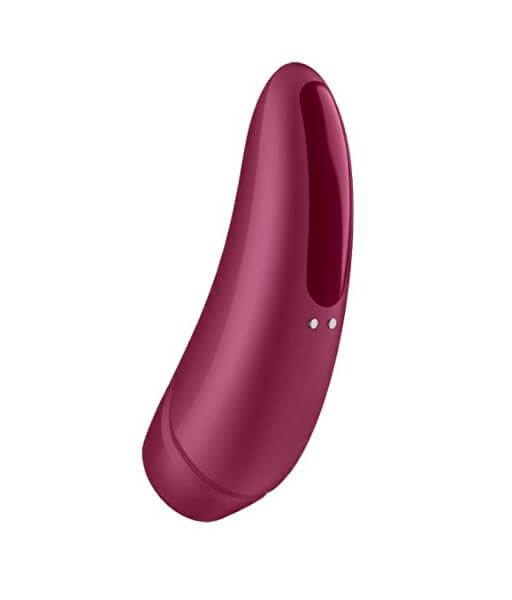 Vibratore per la stimolazione del clitoride Curvy 1+ rosso