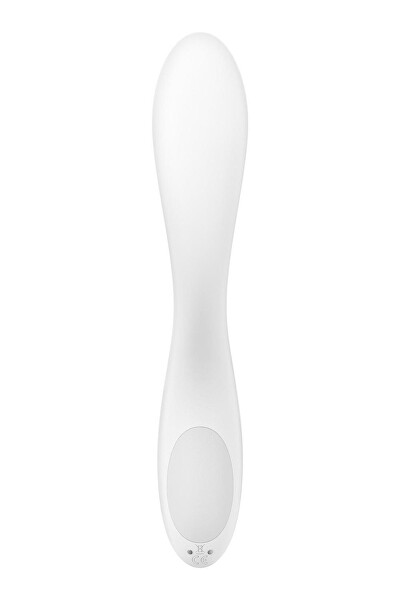 Vibrator pentru stimularea clitorisului Rrolling Pleasure White
