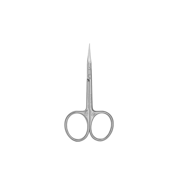 Nožnice na nechtovú kožičku so zahnutou špičkou Exclusive 23 Type 2 Magnolia (Professional Cuticle Scissors with Hook)