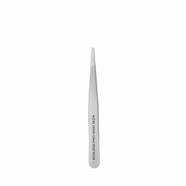 Pinzeta na obočí s uzkým zkoseným hrotem Expert 10 Type 4 (Eyebrow Tweezers)