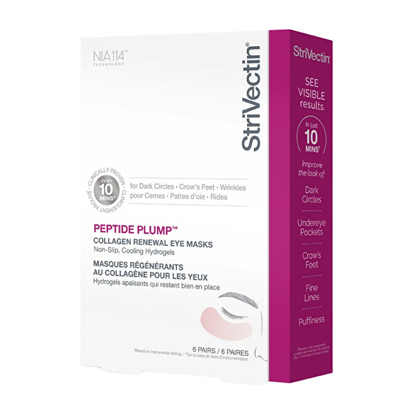 Maska pod oči Peptide Plump Collagen Renewal Eye Masks 8 párů