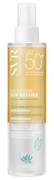 Osvěžující dvoufázový opalovací sprej SPF 50+ Sun Secure (Sun Protection Water) 200 ml
