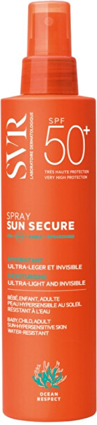 Hydratační opalovací sprej SPF 50+ Sun Secure (Sun Spray) 200 ml