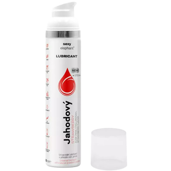Jahodový lubrikační gel 100 ml