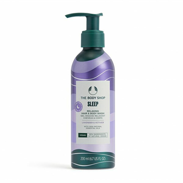Tusfürdő testre és hajra Sleep Relaxing Lavender & Vetiver (Hair & Body Wash) 200 ml