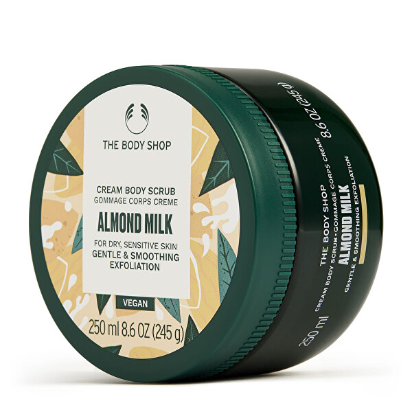 Telový peeling pre suchú a citlivú pokožku Almond Milk (Body Scrub) 250 ml