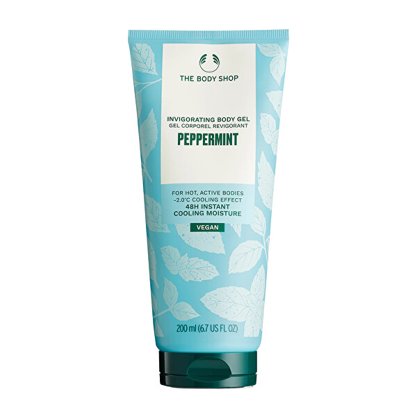 Chladivý tělový gel Peppermint (Invigorating Body Gel) 200 ml