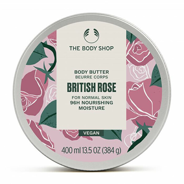 Tělové máslo pro normální pokožku British Rose (Body Butter) 200 ml