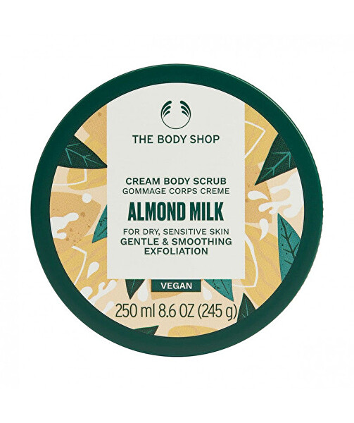 Telový peeling pre suchú a citlivú pokožku Almond Milk (Body Scrub) 250 ml