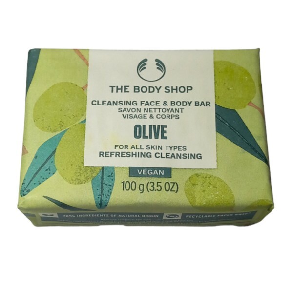 Tuhé mydlo na tvár a telo Olive (Cleansing Face & Body Bar) 100 g