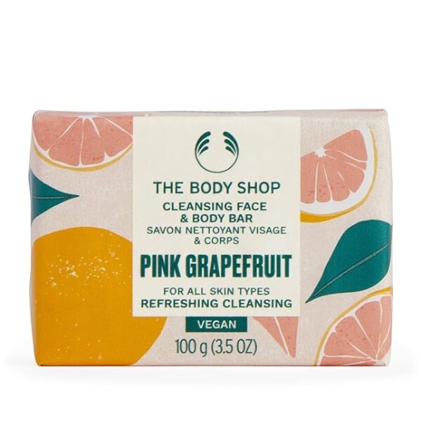 Tuhé mýdlo na obličej a tělo Pink Grapefruit (Cleansing Face & Body Bar) 100 g