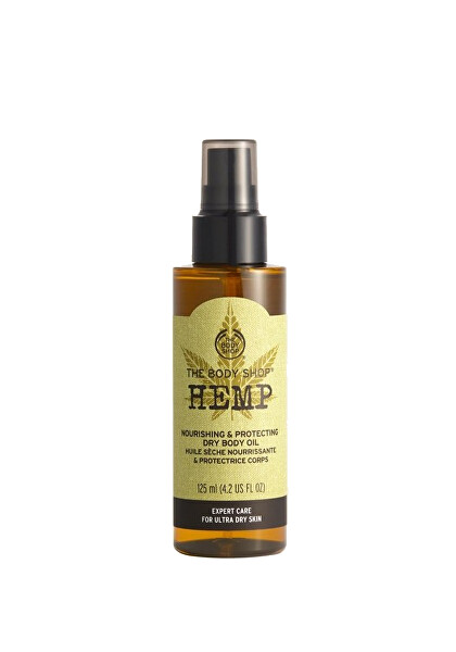 Vyživujúci a ochranný olej pre suchú pokožku Hemp ( Nourish ing & Protecting Dry Body Oil) 125 ml
