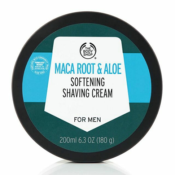 Zjemňující krém na holení Maca Root & Aloe (Shaving Cream) 200 ml