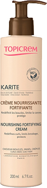 Bezoplachová péče pro kudrnaté a krepaté vlasy Karite (Nourishing Fortifying Cream) 200 ml