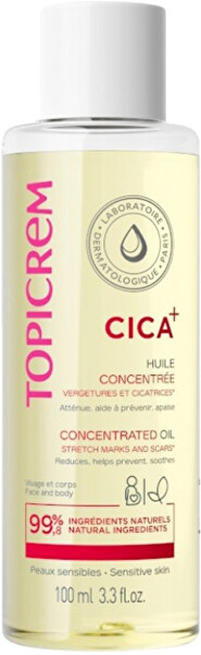 Koncentrovaný olej na strie a jizvy CICA+ (Concentrated Oil for Stretch Marks and Scars) 100 ml