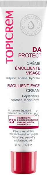Emolienční pleťový krém DA Protect (Emollient Face Cream) 40 ml