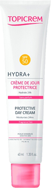 Hydratační denní krém pro citlivou pleť SPF 50 HYDRA+ (Protective Day Cream) 40 ml