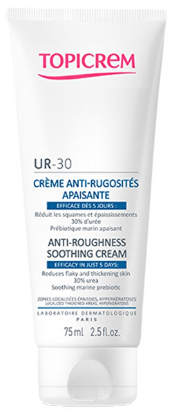 Zklidňující krém proti zrohovatělé pokožce UR30 (Anti-Roughness Soothing Cream) 75 ml