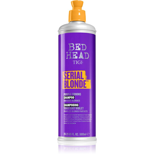 Sampon hűvös szőke hajra Bed Head Serial Blonde (Purple Toning Shampoo) 600 ml