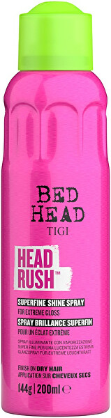 Sprej pro lesk vlasů Bed Head Headrush (Superfine Shine Spray) 200 ml