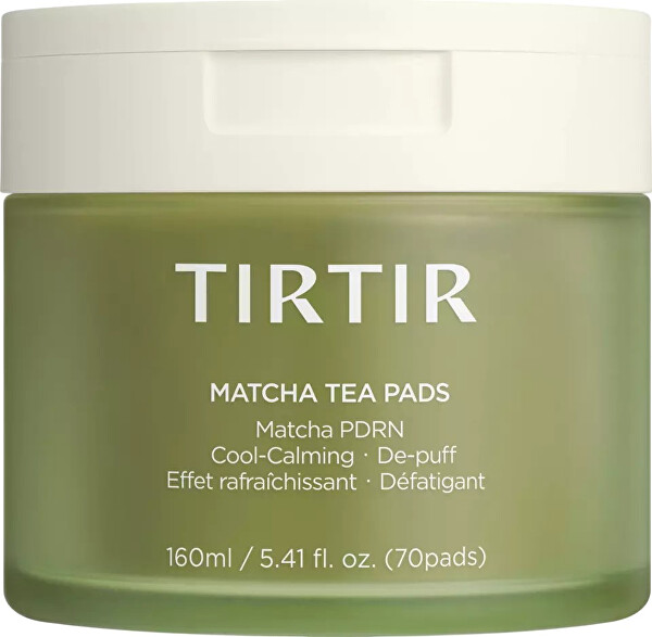 Upokojujúce pleťové tampóny Matcha Tea Pads 70 ks