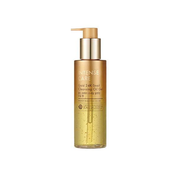 Gel cu consistență de ulei pentru curățare Intense Care Gold 24K Snail (Cleansing Oil Gel) 190 ml