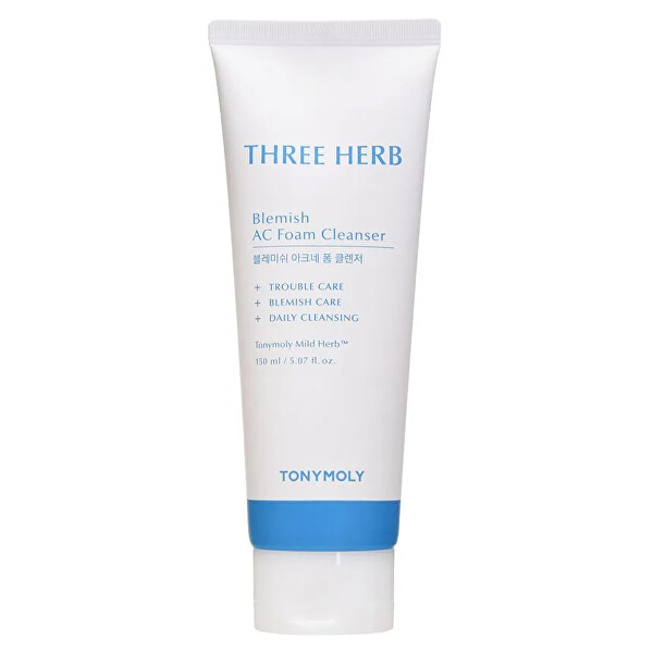 Spumă facială de curățare Three Herb Blemish (AC Foam Cleanser) 150 ml