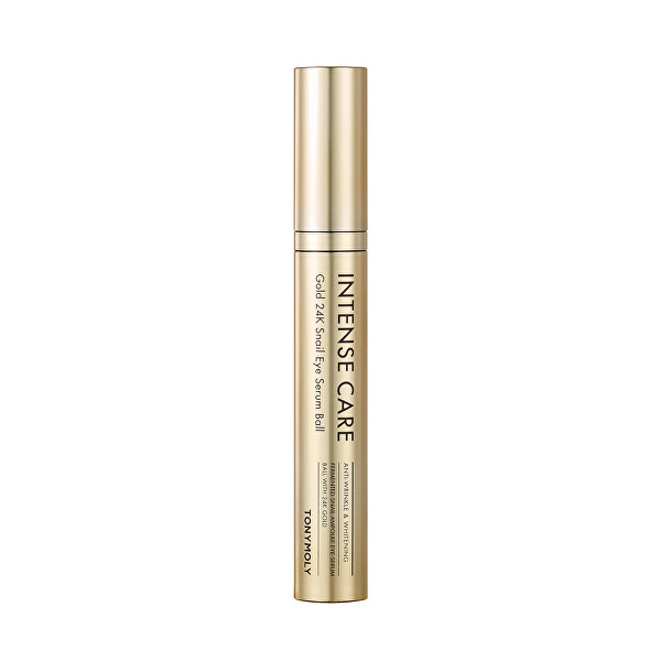 Öregedésgátló hatású szemkörnyékápoló szérum Care Gold 24K Snail (Eye Serum Ball) 15 ml