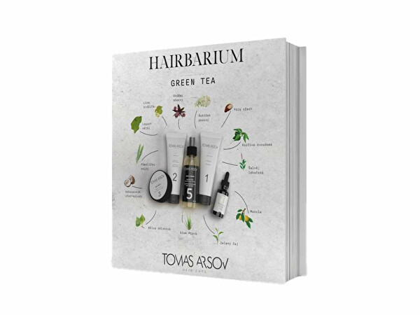 Ajándékkészlet Hairbarium Green Tea