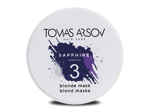 Maska potlačují žluté a zlatavé tóny vlasů Sapphire (Blonde Mask) 100 ml