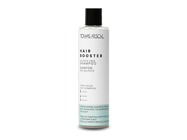 Hajerősítő sampon hajhullás ellen Hair Booster (Sulfate Free Shampoo) 250 ml