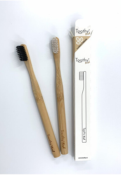 Bambusový zubní kartáček Brush Černý 1 ks