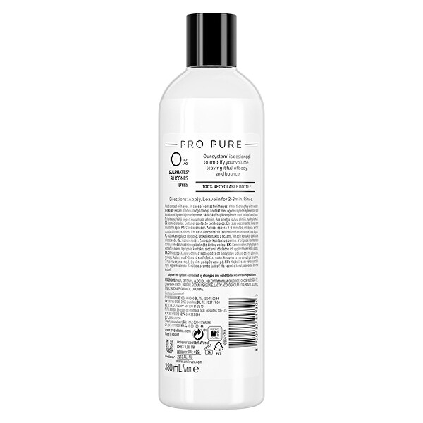 Kondicionér pro vlasy bez objemu Pro Pure Airlight Volume (Conditioner) 380 ml