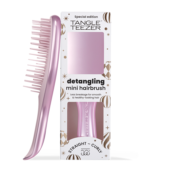 Kartáč na vlasy The Ultimate Detangler mini Chrome Satin Pink
