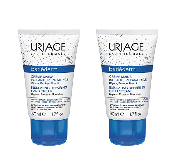 Sada ochranných a regeneračních krémů na ruce Bariéderm (Insulating Repairing Hand Cream Set) 2 x 50 ml