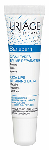 Regeneračný balzam na vysušené a popraskané pery Bariéderm (Cica Lips Protection Balm) 15 ml
