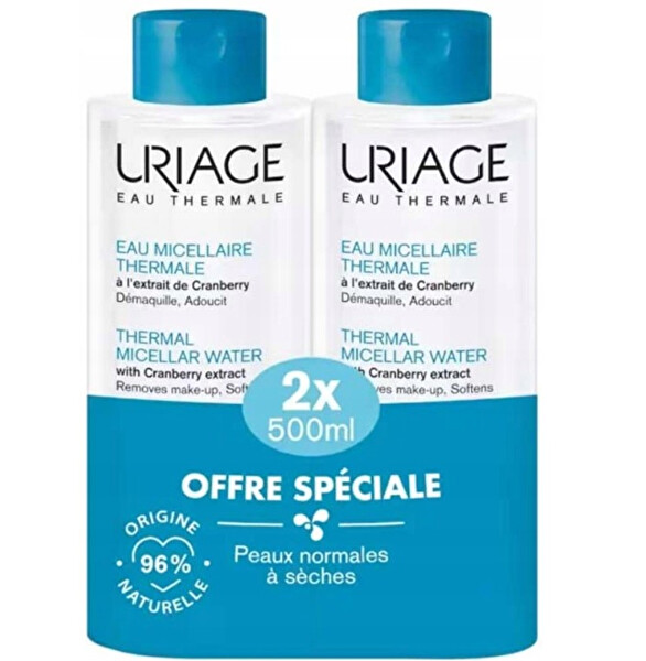 Súprava micelárnych vôd Eau Thermale Micellar Water Set 2 x 500 ml