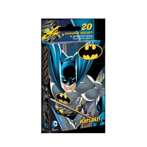 Sterilné náplasti pre deti Batman 20 ks