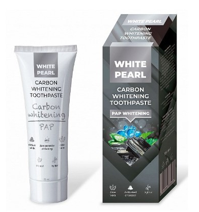 Bělicí zubní pasta Carbon (PAP Whitening Toothpaste) 75 ml