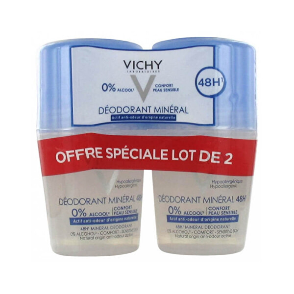 Sada minerálních kuličkových deodorantů (Mineral Deodorant) 2 x 50 ml