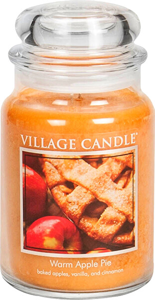 Candela profumata in vetro Torta di mele (Warm Apple Pie) 602 g