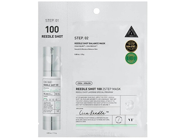 Pleťová maska Cica Reedle Shot 100 Sheet Mask 1,5 g + 25 g