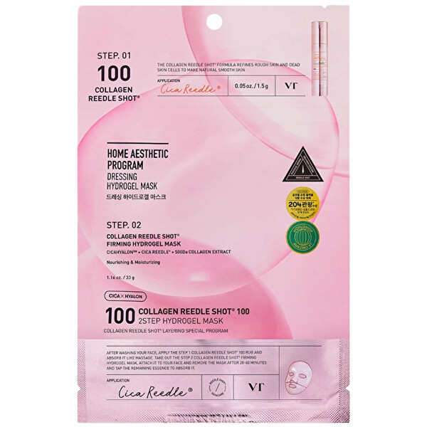 Pleťová maska Collagen Reedle Shot 100 Sheet Mask 1,5 g + 33 g