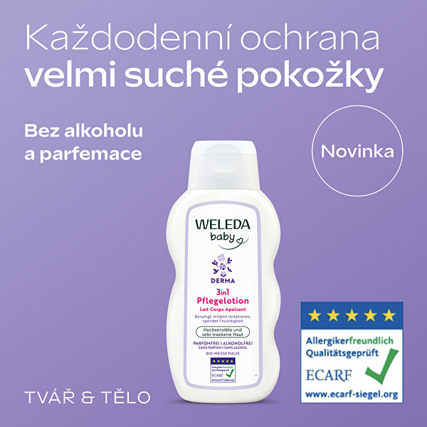 Hydratační mléko 3v1 Derma (Deep Moisturising Lotion) 200 ml