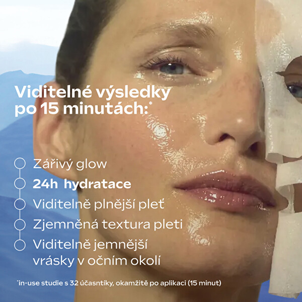 Kolagenová pleťová maska Modrý hořec a protěž alpská Mask 20 ml