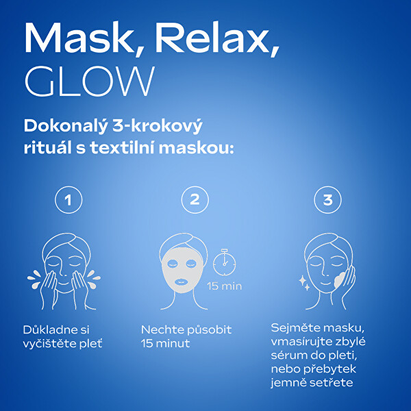 Kolagenová pleťová maska Modrý hořec a protěž alpská Mask 20 ml