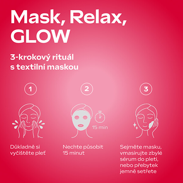 Zpevňující pleťová maska Granátové jablko a Maca-peptidy Mask 20 ml