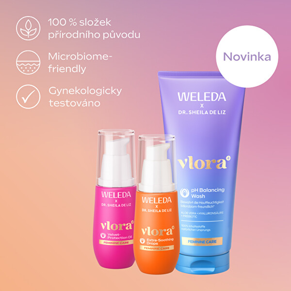 Mycí gel pro intimní hygienu Vlora+ Ph Balancing Wash 200 ml