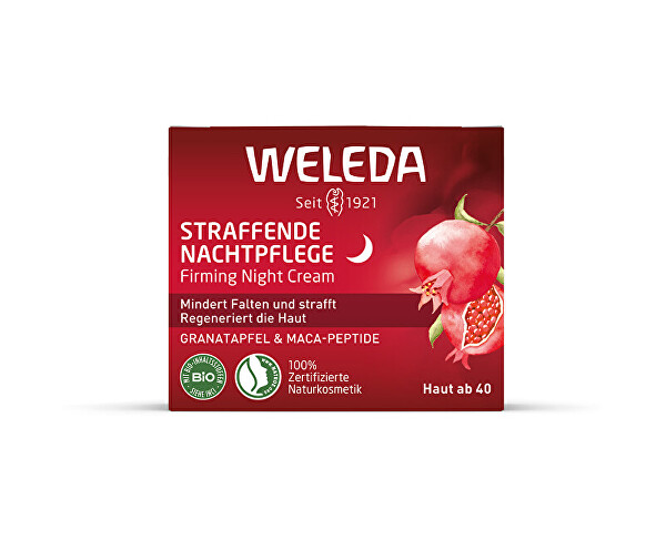 Zpevňující noční krém s granátovým jablkem a maca peptidy (Firming Night Cream) 40 ml